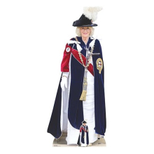 Queen Camilla Royal Family Garter Cardboard Cutout 195cm