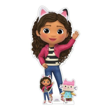 Gabby Waving Gabby's Dollhouse Dreamworks Star Mini Cardboard Cutout 96cm