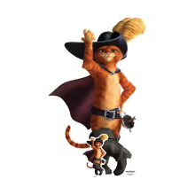 Puss In Boots Ole Dance Pose Star Mini Cardboard Cutout 94cm
