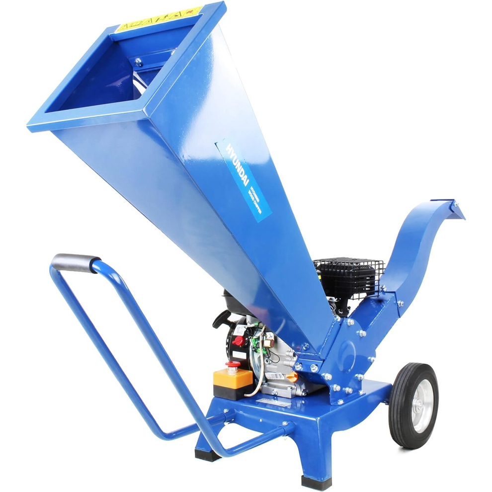Hyundai 196cc 60mm Petrol 4-Stroke Garden Wood Chipper Shredder | HYCH6560