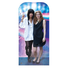 Loreen & Emmelie de Forest Eurovision Winners Stand In Cardboard Cutout 193cm