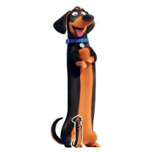 Buddy Sausage Dog Secret Life of Pets Star Mini Cardboard Cutout 131cm