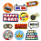 Party Town Mini Cutouts - Pack of 12 1