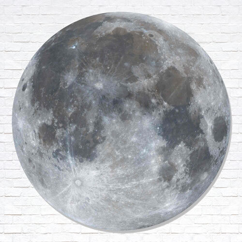 Full Moon Wall Art Cardboard Cutout 66cm