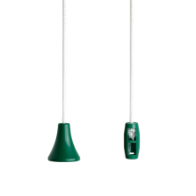 (Racing Green) Bathroom Light Pull Cord String and Handle In a Selection of Bright Fun Colours.