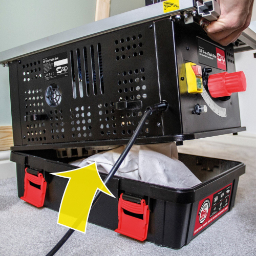 SIP 2-in-1 Table Saw w/ Integrated Dust Extractor 2