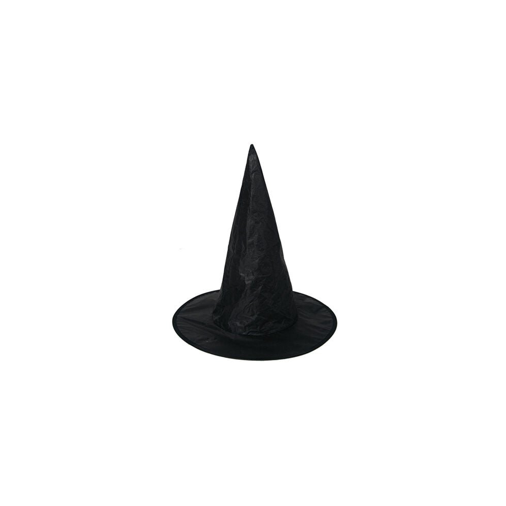 Adults Black Witch Hat Halloween Fancy Dress