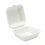 White Compostable Bagasse Burger Box 15cm - Pack of 25 1