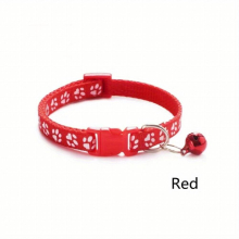 Quick Release Dog Collar with Bell Printed Pet Collar for Cats and Kittens Adjustable and Safe