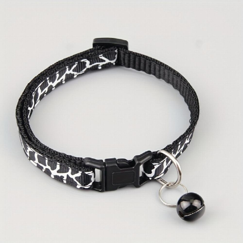 Adjustable Cat Collar Optional Pet Bell Collar Small Dog Necklace 1