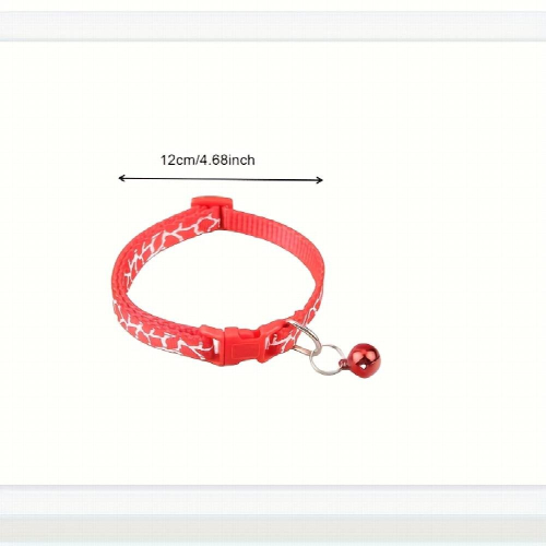 Adjustable Cat Collar Optional Pet Bell Collar Small Dog Necklace 2