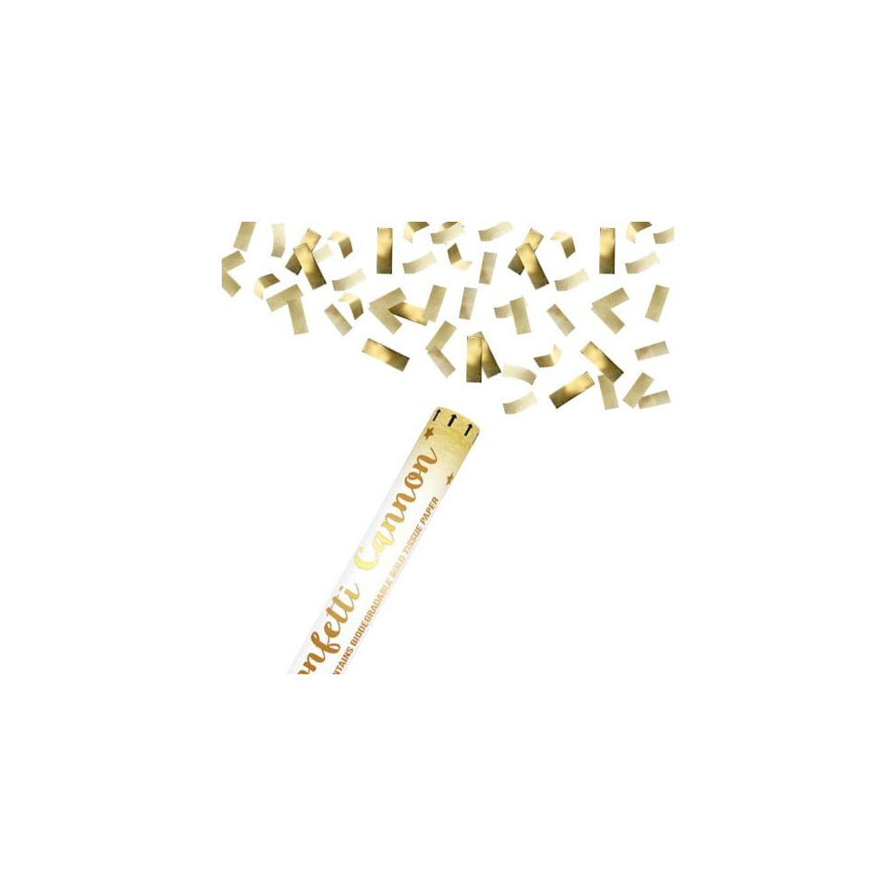 Gold Paper Biodegradable Extra Large Confetti Cannon 80cm