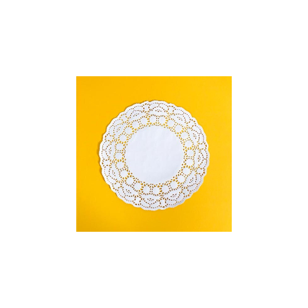Dispo Round Paper Doilies 19Cm / 7.5 In - Pack Of 250 White