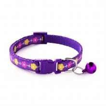 Adjustable Flower Print Pet Collars Keep Your Cats & Dogs Safe in Style