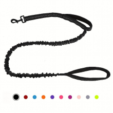 Bungee Dog Leash Heavy Duty Dog Leash With Shock Absorption 2 Padded Handles Dog Training Leash Improved Dog Safety And Comfort