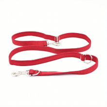 Pet Leash Multifunctional Dog Training Lead for Puppies & Large Dogs Nylon Double Leash