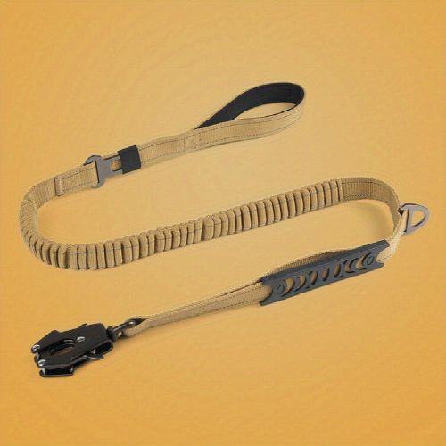 Retractable Dog Leash Multifunctional Elastic Adjustable & Padded for Training & Comfort