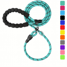 8 colors Taglory Reflective Slip Lead Dog Leash 6 Ft Strong Rope Leash with Padded Handle for No Pulling Pet Training Ideal for Small Medium and Large