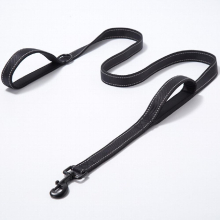 Durable Double Handled Nylon Dog Leash for Effective Training and Comfortable Walks