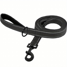 Reflective 6FT Double Handle Nylon Dog Leash with Padded Grip Ideal for Training and Walking Heavy Duty and Durable