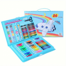 86pcs Painting Pens Set Washable Art Painting Tools Painting Tools Crayon Watercolor Pens Stationery Gift Pens