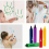 1Pc Bathroom Crayon Washable And Erasable Push Rod Water based Crayon 5