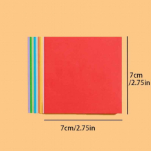100 Sheets of Colorful Origami Paper Perfect for Making Thousands of Paper Cranes & Other Fun Crafts for Kids