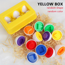 Shape Matching Eggs Educational Easter Eggs Set Toy With Egg Holder Early Learning Shapes & Sorting Recognition Puzzle Skills Study For Toddlers Kids