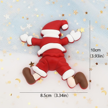1pc Christmas Cake Decoration Santa Claus Merry Christmas Silicone Baking Decoration Christmas Holiday Dessert Decoration