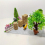 4pcs Model Peripheral Accessories Rice Grass Straw Grass Simulation Haystack Grass Mass Farm Pile 8
