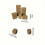 4pcs Model Peripheral Accessories Rice Grass Straw Grass Simulation Haystack Grass Mass Farm Pile 3