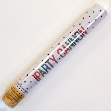 Multicoloured Foil Medium Confetti Cannon 40cm