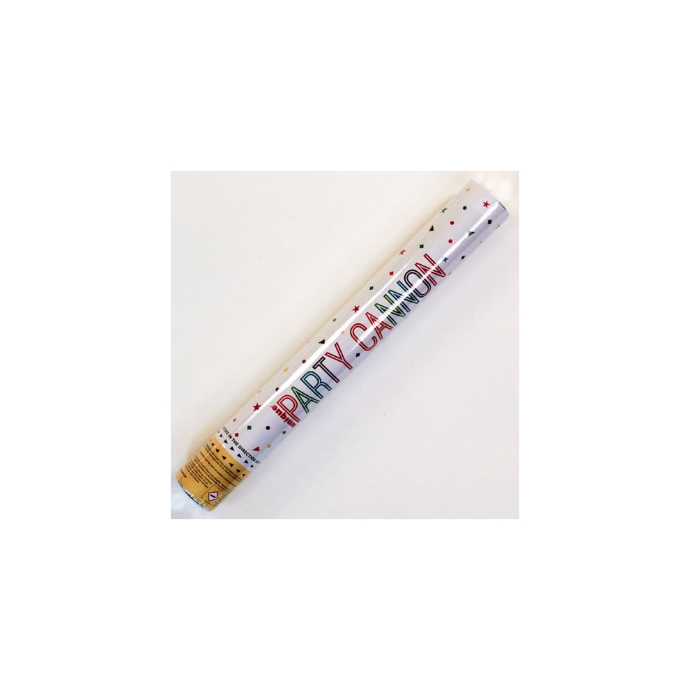 Unique Party Multicoloured Foil Medium Confetti Cannon 40Cm