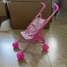 1pc Doll Stroller Nursery Furniture Toys Dolls Carriage Foldable With Doll Mini Stroller Toys Gift Stroller Toy Stroller Holiday Gift
