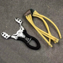 Professional Slingshot With Rubber Band Catapult Slingshot Professional Outdoor Stainless Steel Slingshots
