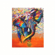 Set Of Frameless Digital Paintings 16x20 Inches 40 64x50 8 Cm Hand painted Elephant Pattern Suitable For Adults Painting By Numbers Kit Craft DIY Pain