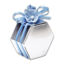 Silver Hexagonal Box