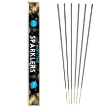 6 Hand Held Sparklers - 40cm - (1 Pack of 6 )