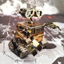 DIY Metal Assembly Toy Robot Model 3D Three dimensional Game Puzzle Toy Model