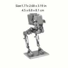 DIY Metal Puzzle 3D Three dimensional Assembly Model Educational Modeling Toy AT ST Christmas Gift