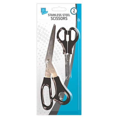 Stainless Steel Scissors - Pack of 2