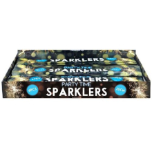 144 Hand Held Sparklers - 25cm (10in) - 24 Packs of 6 (X39120)