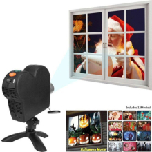 Christmas Xmas Light Santa Window Projector Movies Lamps Display