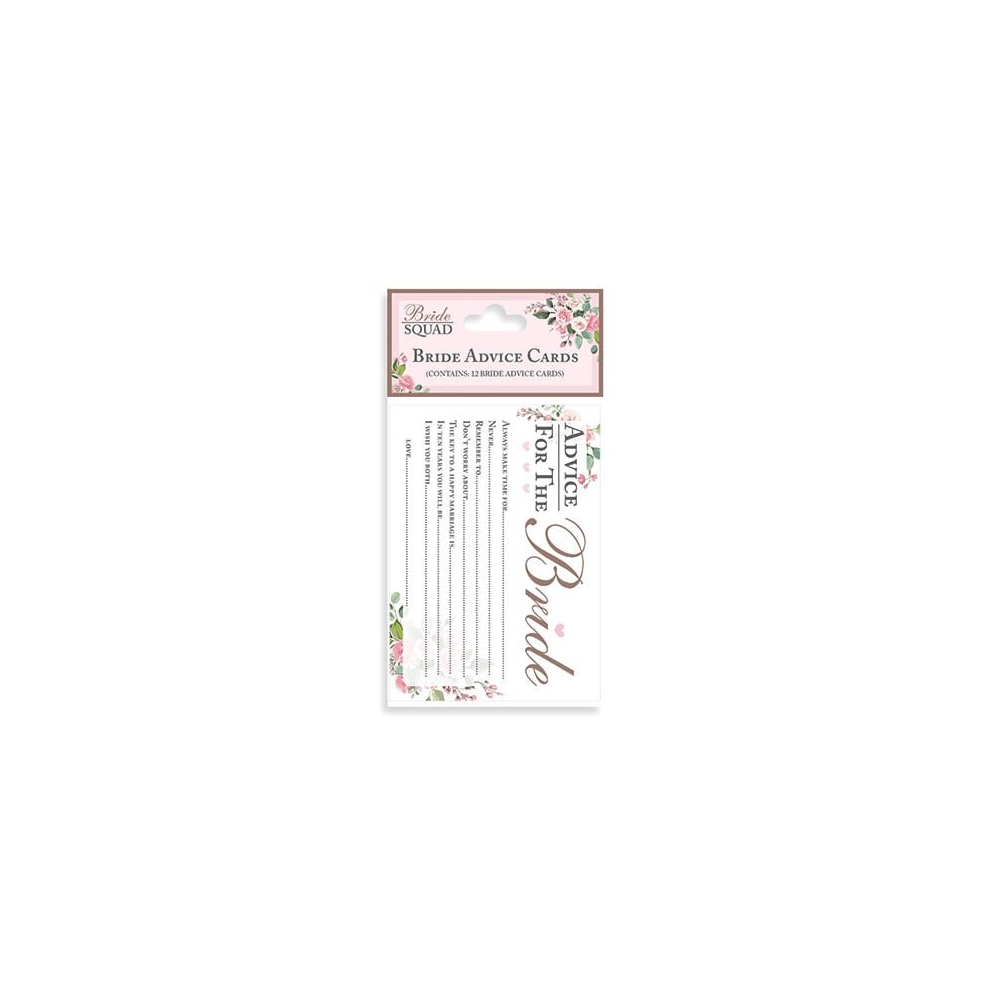 Hen Party Bride Advice Cards - Pack of 12