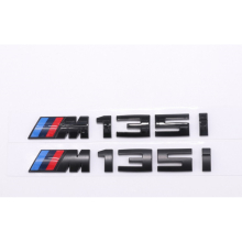 (Bright Black, M135i) M140i M240i M540i M740Li M760Li Badge Rear Trunk Tailgate Emblem Decal Sticker