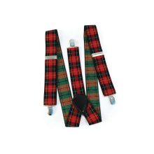 High Quality Tartan/Punk Braces | Scottish | Goth EMO Bay City Roller Braces
