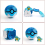 Pokémon Squirtle Diving Ball Action Figure Toy 3