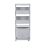 Living And Home 4-Tier Storage Rack Laundry Basket with Wheels 3