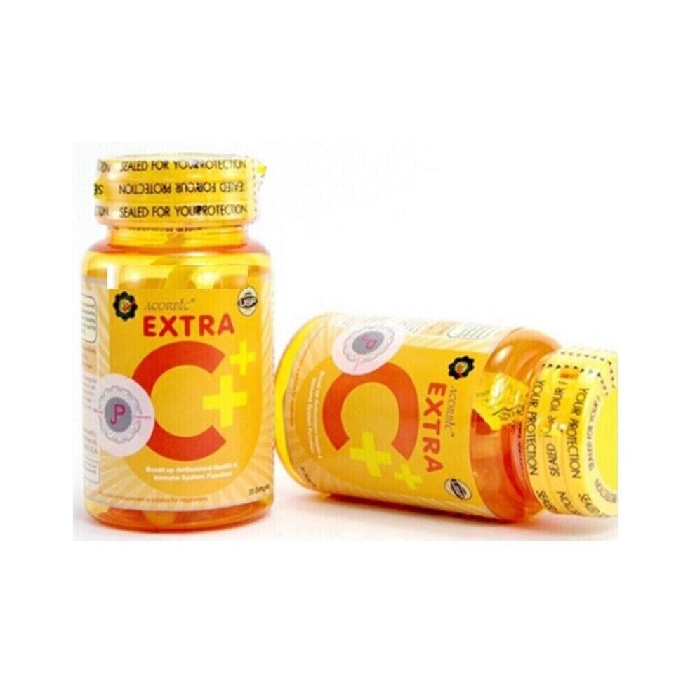 Acorbic Extra C++ Vitamin C Antioxidant Health Immune Skin | 30 Cap