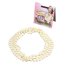 Adult Ladies 72" Flapper Beads Pearl Necklace 20s Gatsby Charleston Fancy Dress